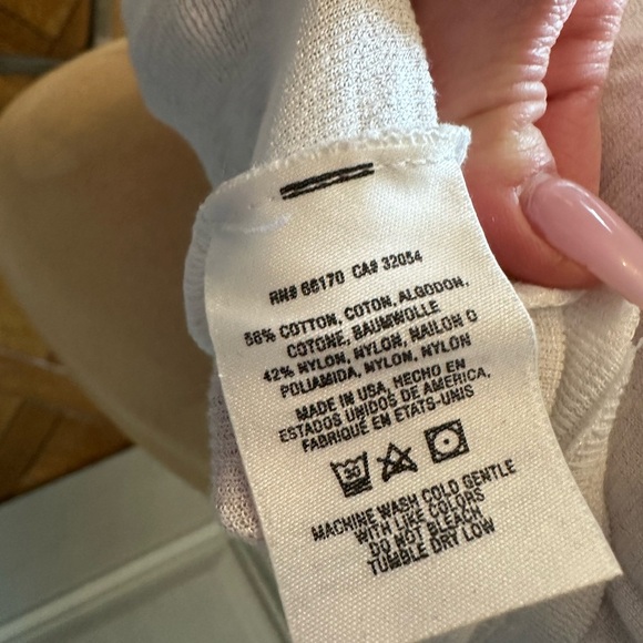 Michael Stars white scoop neck top size XS - Picture 3 of 4